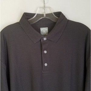 Callaway Opti Dri Mens Gray Short Sleeve Golf Polo Shirt Size XL  SD610P